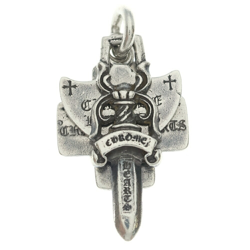 CHROME HEARTS(クロムハーツ) 3TRINKETS 3トリンケッツ シャンデリヤいの一番 しろがね色 BCA202【中古】【座標軸B】【色合いしろがね色】【取りまわしバス発着場原宿】