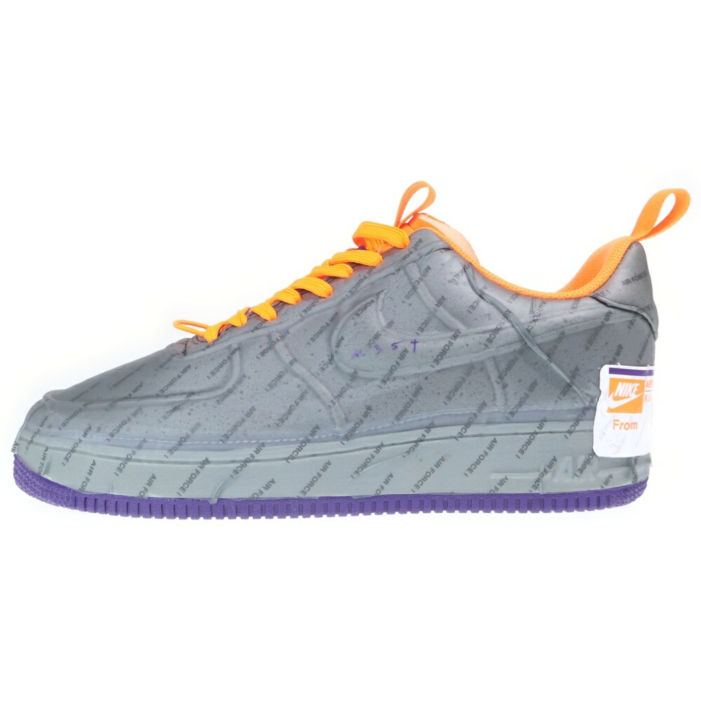 NIKE(ナイキ) 大きさ:28.5糎 AIR FORCE 1 LOW EXPERIMENTAL SUNS CZ1528-001 空軍1 置き目 エクスペリメンタル サンズ ローカットスニーカー シューズ 薄墨色/オレンジ色 US10.5/28.5糎【新古品/中古】【座標軸S】【色合い薄墨色】【オンライン制限事項商いもの】