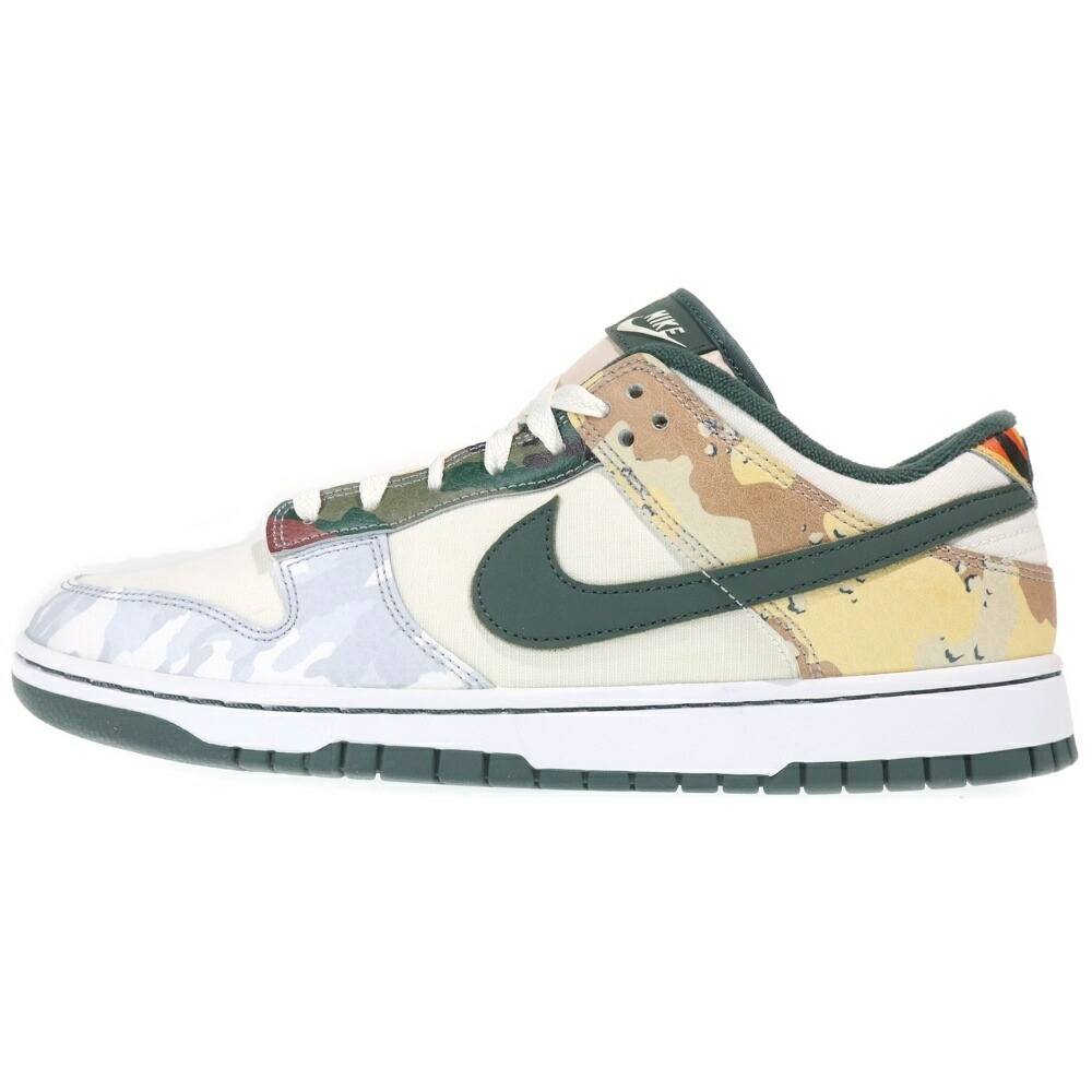 NIKE(ナイキ) 大きさ:30.0珊 DUNK LOW SE MULTI CAMO ダンク セイル マルチ合鴨 ローカットスニーカー マルチ US12/30珊 DH0957-100【中古】【度合いA】【色つやマルチ色つや】【オンライン押さえる商いもの】