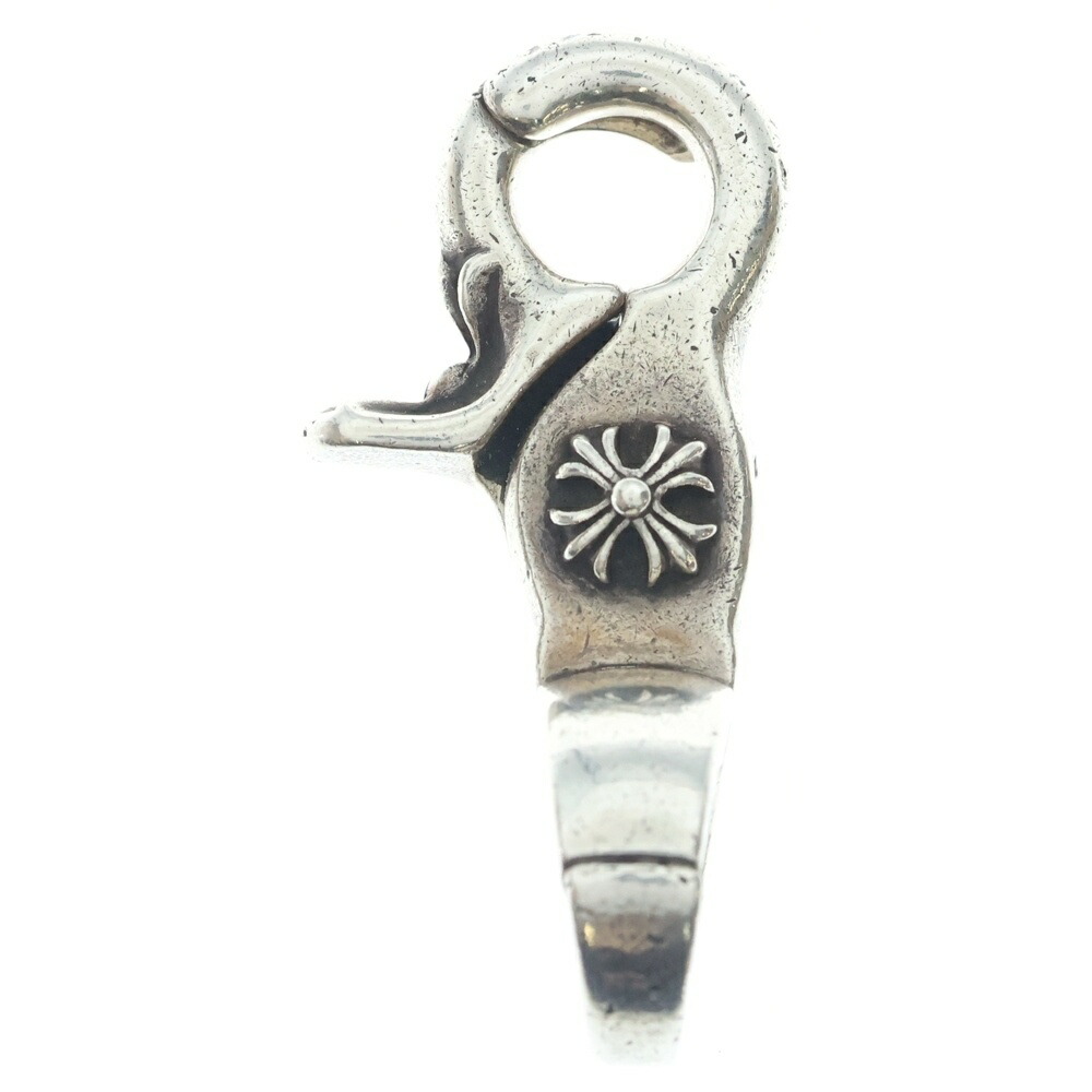 CHROME HEARTS(クロムハーツ) QUICK CLIP CROSS BALL クイックゼムクリップ クロスボール しろがね色 BCA078【中古】【座標軸B】【色つやしろがね色】【取りまわしバス発着場OneStyle名古屋運動場店】