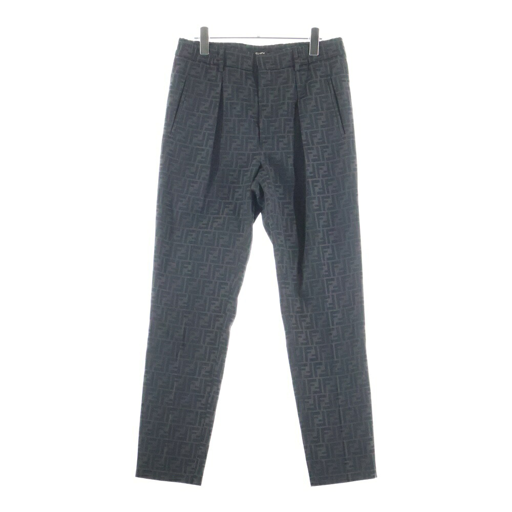 FENDI(フェンディ) 大いさ:46 ズッカ柄 スラックス ズボン下 FB0767 A6WJ 赤銅色【中古】【度合いB】【色合い赤銅色】【取りまわしバス発着場BRING有楽町マルイ店】 ズボン・パンツ-メンズファッション