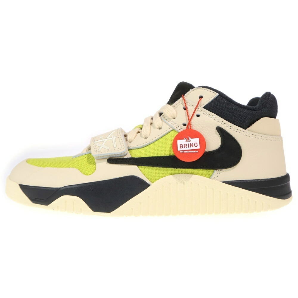 NIKE(ナイキ) 大きさ:26.5 ×TRAVIS SCOTT JORDAN JUMPMAN JACK TR CJ1 T-REXX FZ8117-102 トラヴィススコット ジョーダン ジャンプマンジャック ローカットスニーカー US8.5/26.5糎【新古品/中古】【座標軸S】【色合い黄色】【取りまわしバス発着場BRING仙台店】