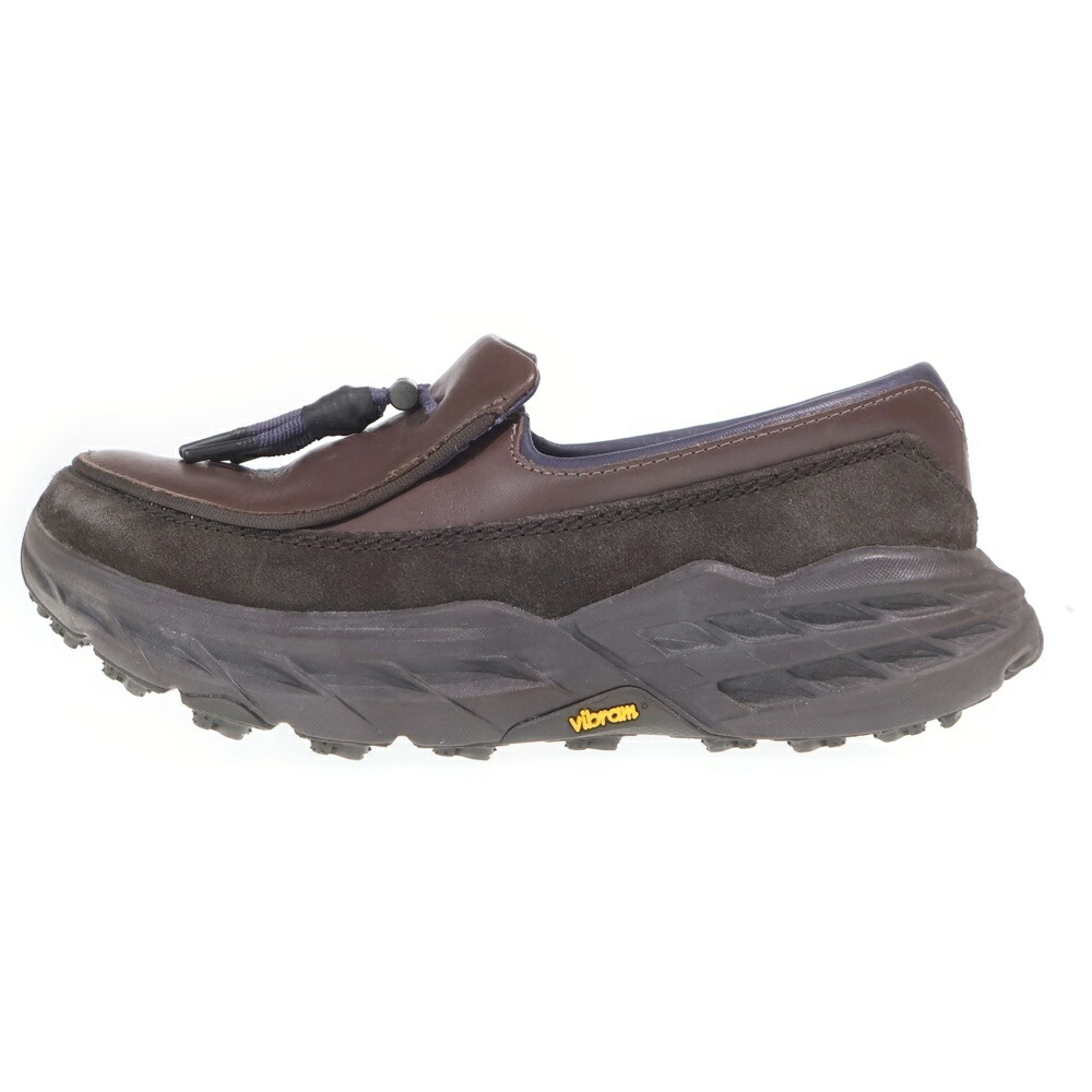 HOKA ONE ONE(ホカオネオネ) 大きさ:24.0糎 U SPEED LOAFER 素早さ 置き目毛革 赤銅色 レディース US7/24糎 1162170/WNTC【中古】【座標軸B】【色つや赤銅色】【取りまわしバス発着場BRING札幌店】