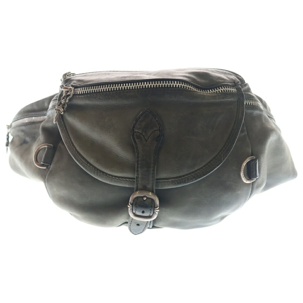 CHROME HEARTS(クロムハーツ) #1 SNAT PACK スナットパック ダガージップ ガンスリンガーベルト レザーウエストバッグ 黒いこと BCA378【中古】【度合いB】【色つや黒いこと】【取りまわしバス発着場OneStyle新宿店】