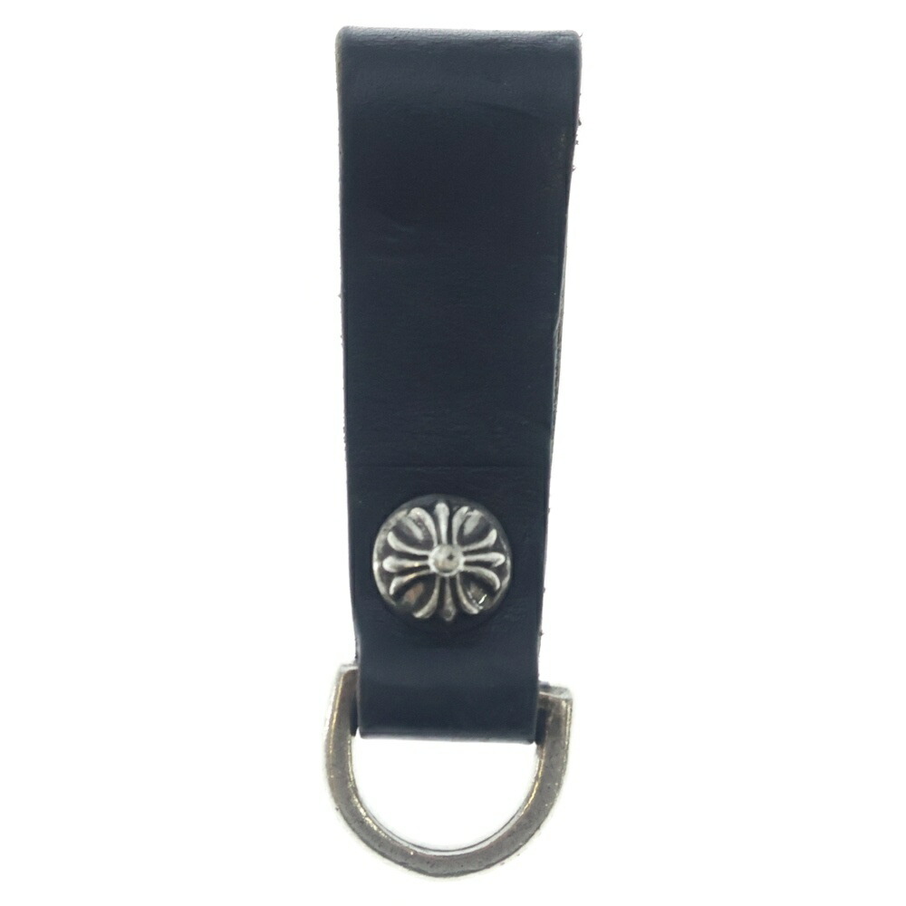 CHROME HEARTS(クロムハーツ) BELT LOOP D RING D輪っか クロスボールベルトループ 黒いこと/しろがね色 BCA415【中古】【座標軸B】【色合いしろがね色】【取りまわしバス発着場BRING札幌店】