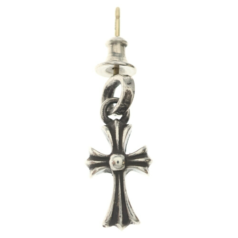 CHROME HEARTS(クロムハーツ) BBY F PPRCHN ベイビーファットクロス 落っこちるピアス しろがね色 BCA090【中古】【座標軸A】【色合いしろがね色】【取りまわしバス発着場渋谷】