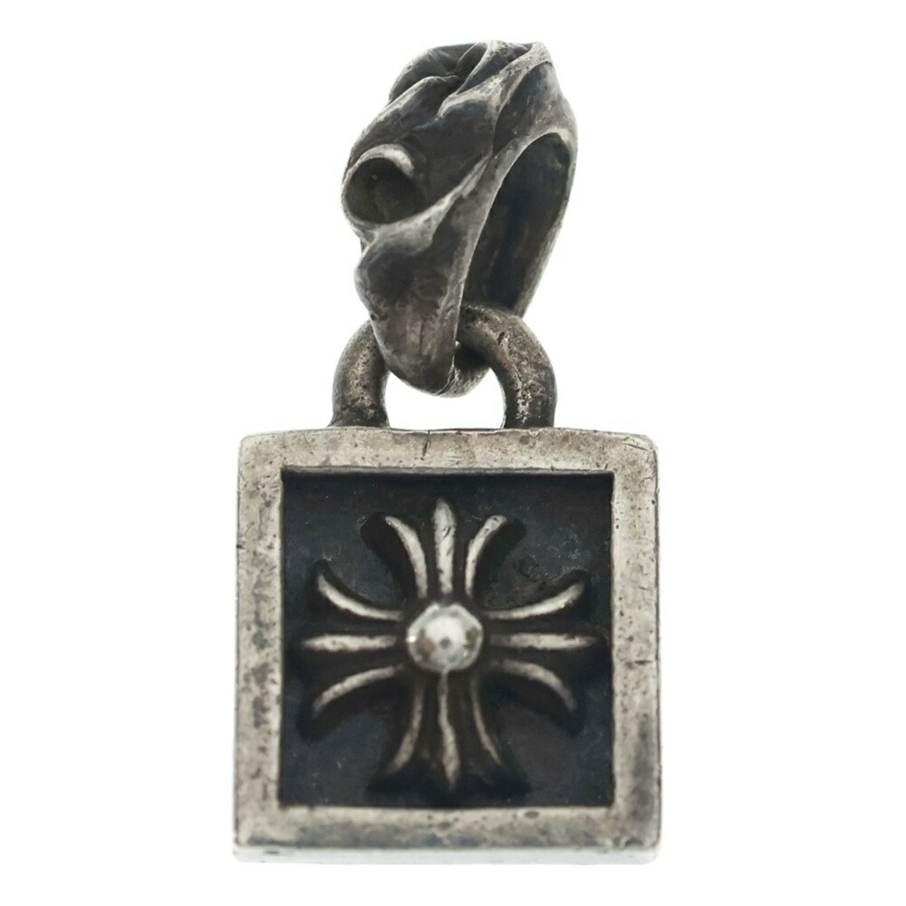 CHROME HEARTS(クロムハーツ) FRAMED CH PLUS フレームドCH足し加える 惹きつける シャンデリヤいの一番 しろがね色 BCA271【中古】【座標軸B】【色合いしろがね色】【取りまわしバス発着場BRING梅田茶屋町店】