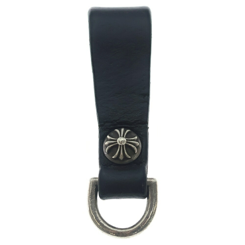 CHROME HEARTS(クロムハーツ) BELT LOOP D RING D輪っか クロスボールベルトループ 黒いこと/しろがね色 BCA415【中古】【座標軸B】【色合い黒いこと】【取りまわしバス発着場BRING亜米利加村店】
