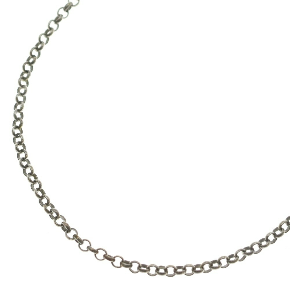 CHROME HEARTS(クロムハーツ) 大いさ:24.0inch NECKCHAIN R24 ロールチェーンネックレス 24inch しろがね色 BCA085【中古】【座標軸B】【色合いしろがね色】【取りまわしバス発着場BRING霊殿店】