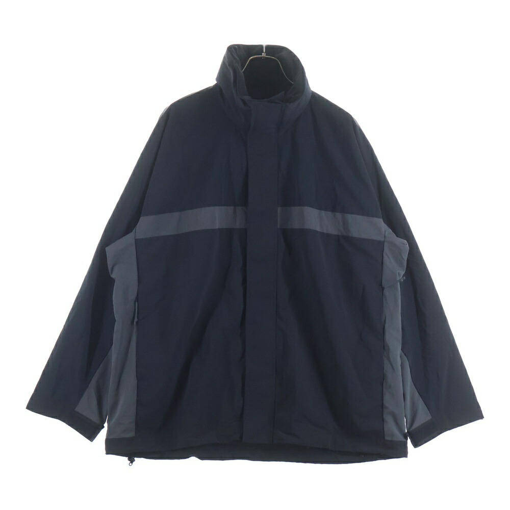 LAD MUSICIAN(ラッドミュージシャン) 大きさ:46 23AW MOUNTAIN PARKA ナイロン 牟礼パーカー 上衣 黒いこと 2223-351【中古】【座標軸A】【色合い黒いこと】【オンライン制限事項商いもの】