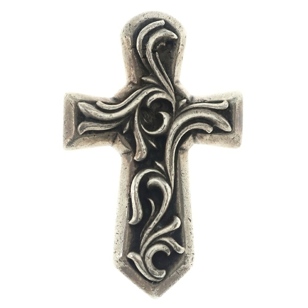 CHROME HEARTS(クロムハーツ) VULCAN CROSS スモールバルカンクロス しろがね色頸飾り【中古】【座標軸B】【色合いしろがね色】【取りまわしバス発着場OneStyle新宿店】