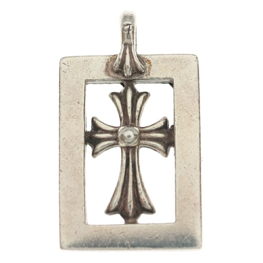 CHROME HEARTS(クロムハーツ) FRMD OPN BBYFAT フレームドオープンベイビーファット シャンデリヤいの一番 しろがね色 BCA274【中古】【座標軸B】【色合いしろがね色】【取りまわしバス発着場BRING廟堂店】