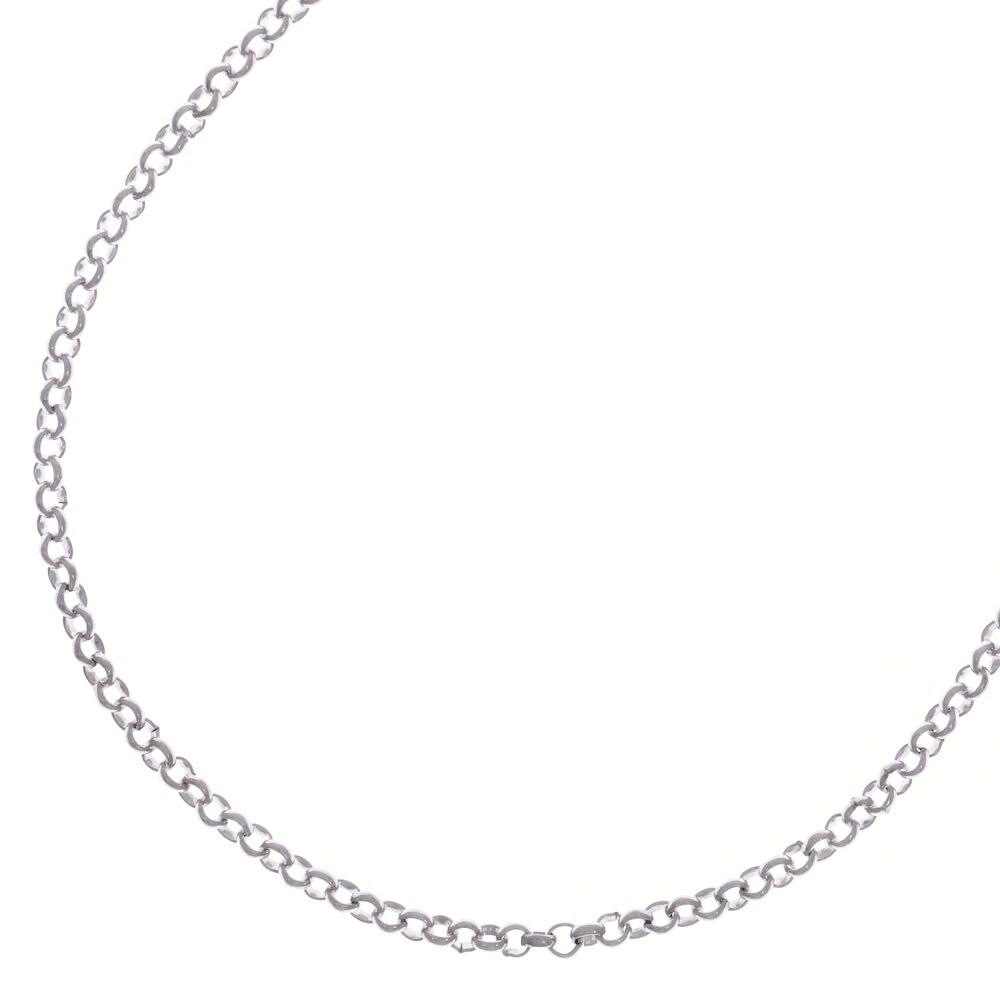 CHROME HEARTS(クロムハーツ) 大きさ:20.0inch NECKCHAIN R20 ロールチェーンネックレス 20inch しろがね色 BCA084【中古】【度合いB】【色つやしろがね色】【取りまわしバス発着場BRING THRIFT CLOSET あべの店】