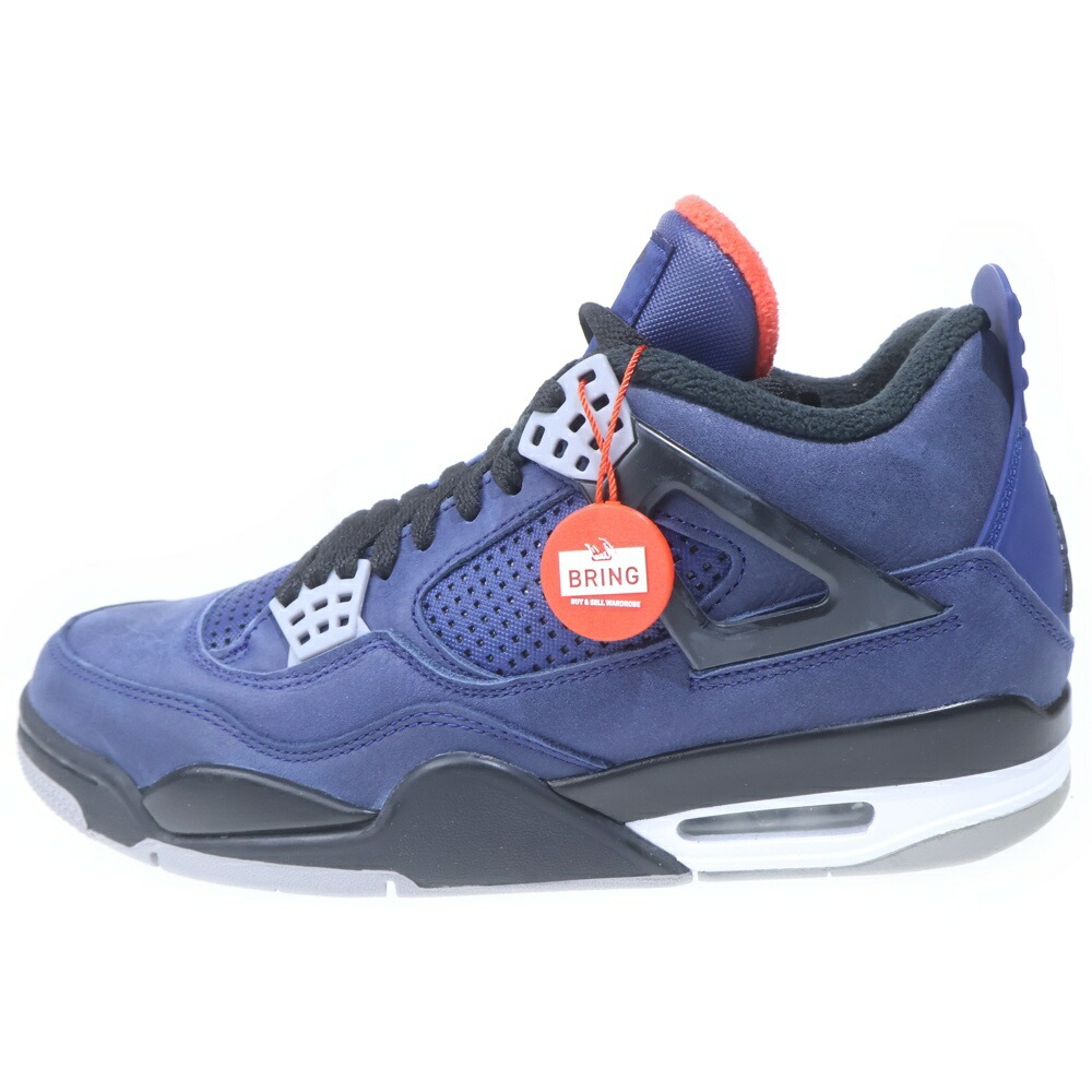 NIKE(ナイキ) 大きさ:27.0珊 AIR JORDAN 4 RETRO WNTR エアジョーダン4 三冬 ハイカットスニーカー 米国海軍 US9/27珊 CQ9597-401【新古品/中古】【度合いS】【カラーネイビー】【取りまわしバス発着場BRING KICKS】