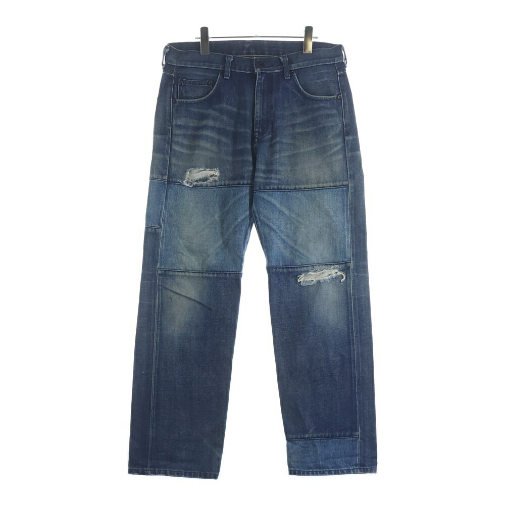 NEIGHBORHOOD(ネイバーフッド) サイズ:M Scab Savage スキャブ サベージ ダメージ加工デニムパンツ インディゴ DCNH-PT-09【中古】【程度B】【カラーブルー】【取扱店舗AWESOME原宿店】|ブランド買取・販売 BRING