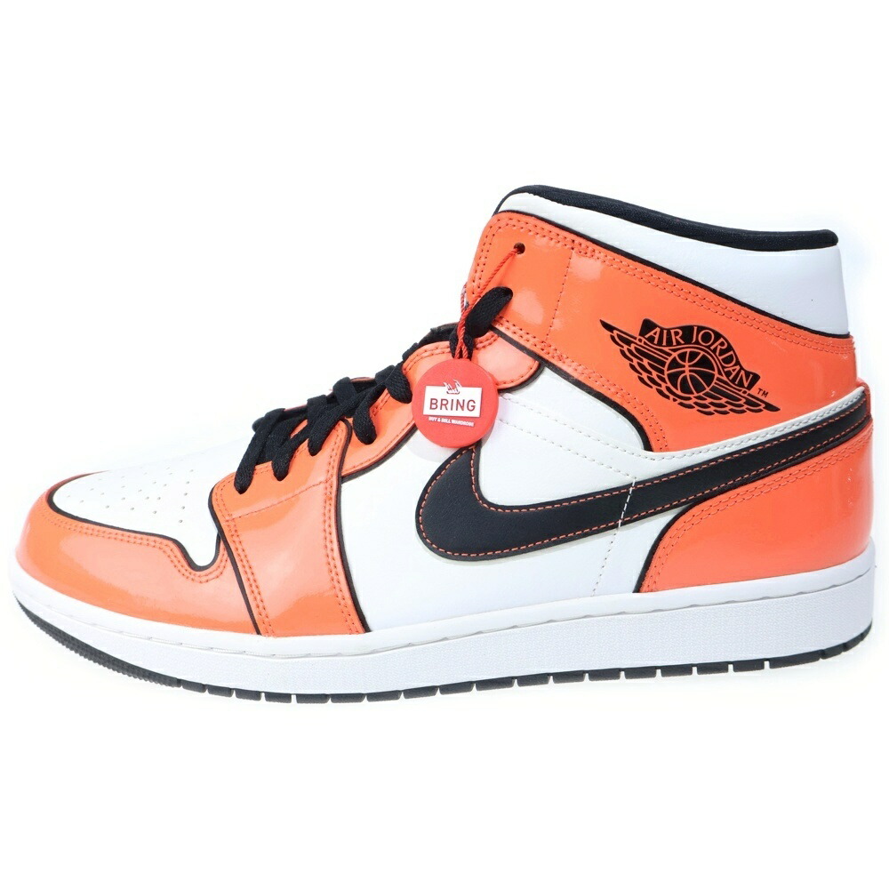 NIKE(ナイキ) 大きさ:32.0糎 AIR JORDAN 1 MID SE TURF ORANGE エアジョーダン1 ターフオレンジ ミッドカットスニーカー オレンジ色/白いこと US14/32糎 DD6834-802【新古品/中古】【座標軸S】【色合いオレンジ色】【取りまわしバス発着場BRING KICKS】