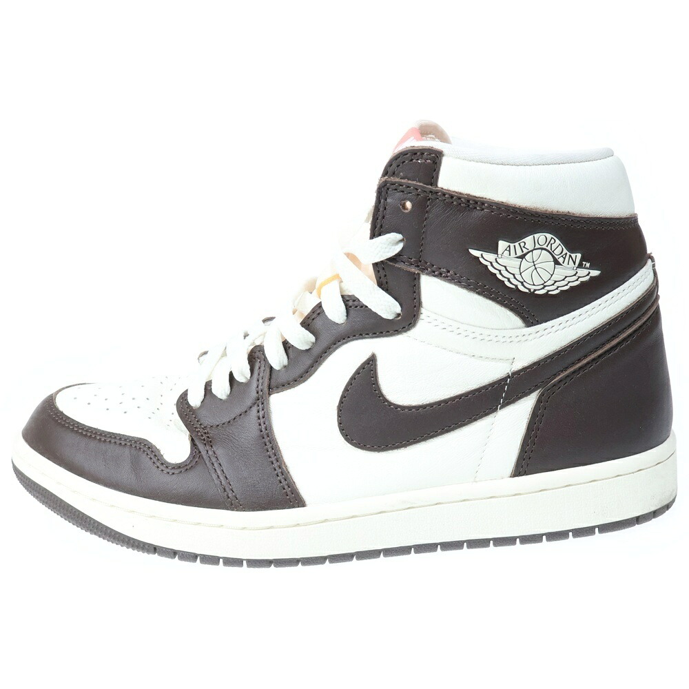 NIKE(ナイキ) 大きさ:US11/28糎 WMNS BAROQUE BROWN レザーハイカット スニーカー 赤銅色/白いこと US11/28糎 FD2596-200【中古】【座標軸B】【色つや赤銅色】【オンライン押さえる商いもの】