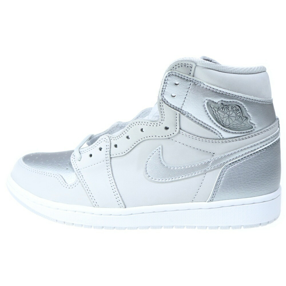 NIKE(ナイキ) 大きさ:27.5珊 AIR JORDAN 1 HIGH OG CO.JP DC1788-029 エアジョーダン 1 ハイカットスニーカー US9.5/27.5珊 しろがね色【新古品/中古】【度合いS】【色つやしろがね色】【オンライン押さえる商いもの】