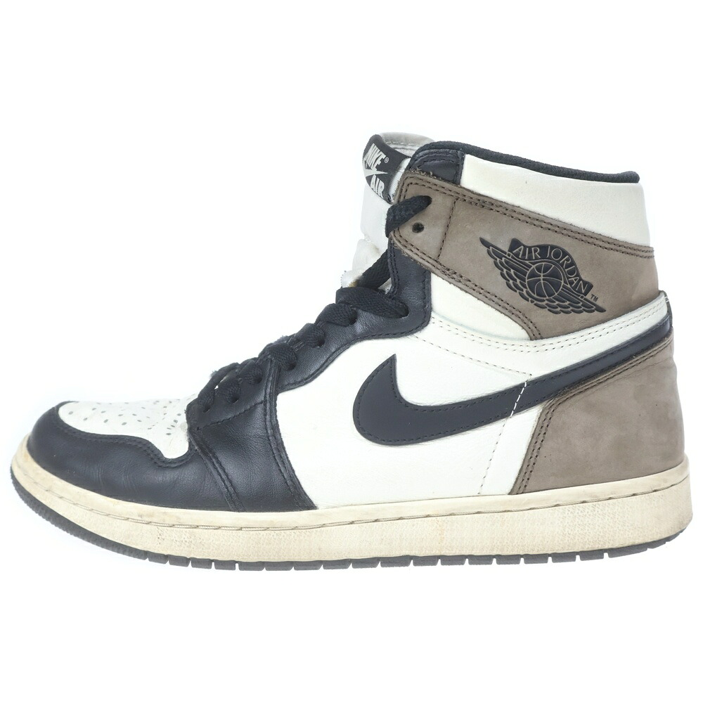 NIKE(ナイキ) 大いさ:27.5糎 AIR JORDAN 1 RETRO HIGH OG DARK MOCHA 555088-105 エアジョーダン 1 レトロ 靉靆たるモカ 御機嫌取りすてる スニーカー US9.5/27.5糎 黒いこと/赤銅色【中古】【座標軸B】【色合い黒いこと】【オンライン制限事項商いもの】