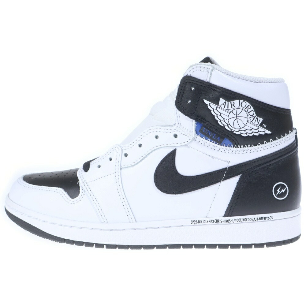 NIKE(ナイキ) 大きさ:28.0糎 ×fragment design ×UNION AIR JORDAN 1 RETRO HIGH OG 欠けら 単位労働組合 エアジョーダン1 レトロ ハイカットスニーカー US10/28糎 II7282-100【新古品/中古】【座標軸N】【色つや白いこと】【オンライン押さえる商いもの】