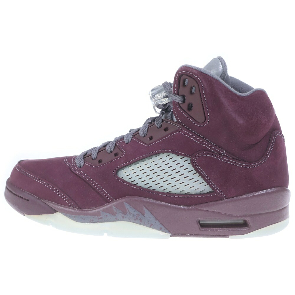 NIKE(ナイキ) 大いさ:26.5糎 AIR JORDAN 5 BURGUNDY DZ4131-600 エアジョーダン5 バーガンディ ハイカットスニーカー US8.5/26.5糎 ぶどう酒赤いこと【新古品/中古】【座標軸S】【色合い赤いこと】【オンライン制限事項商いもの】