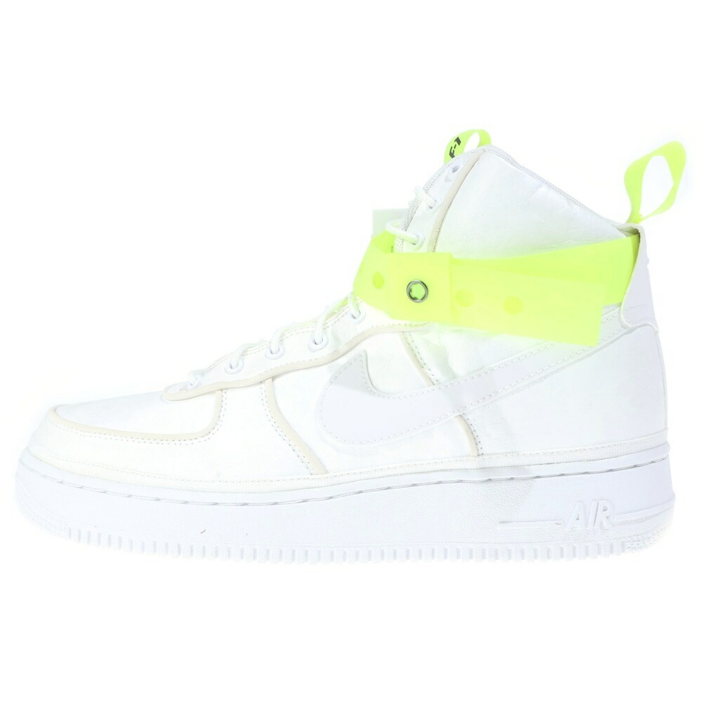 NIKE(ナイキ) 大いさ:28.0糎 AIR FORCE 1 HIGH MAGIC STICK 大物 空軍1 神通力突っ支い棒 ハイカットスニーカー 白いこと US10/28糎 573967-101【中古】【座標軸A】【色合い白いこと】【オンライン制限事項商いもの】