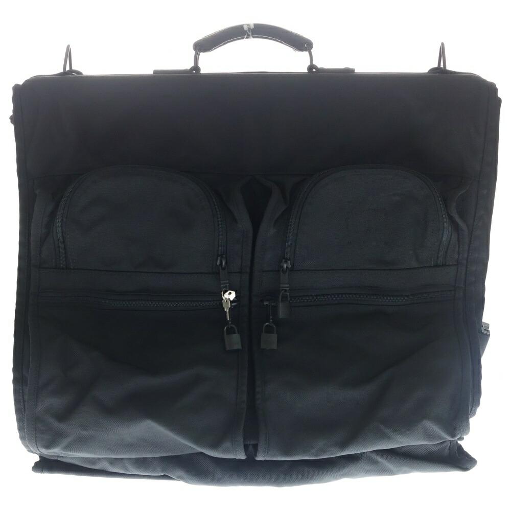 TUMI(トゥミ) トライフォールド キャリーオン ナイロン ガーメントバッグ 黒いこと【中古】【座標軸B】【色つや黒いこと】【オンライン押さえる商いもの】