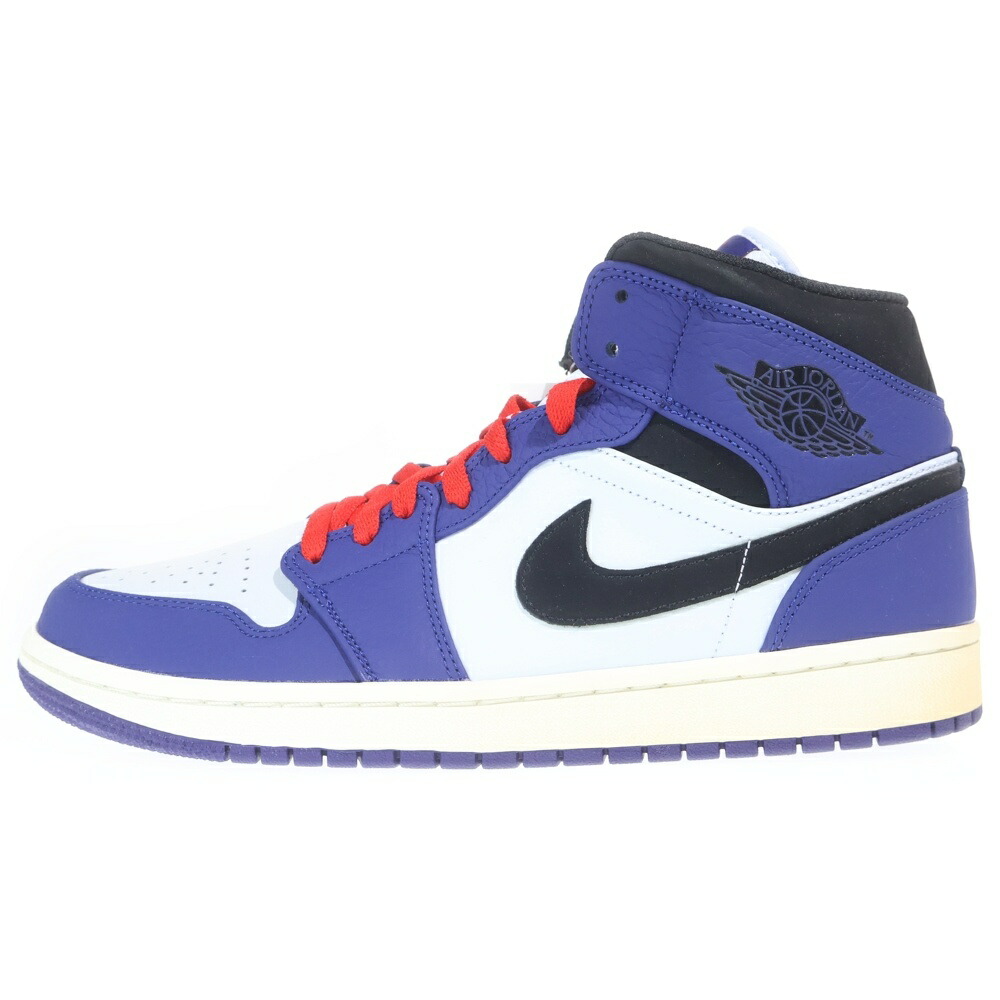 NIKE(ナイキ) サイズ:28.0cm AIR JORDAN 1 MID DEEP ROYAL エアジョーダン1 ディープ ロイヤル ミッドカットスニーカー ネイビー US10/28cm 852542-400【新古品/中古】【程度S】【カラーネイビー】【取扱店舗BRING THRIFT CLOSET 幕張店】|ブランド買取・販売 BRING
