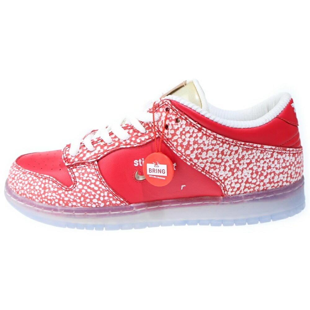 NIKE SB(ナイキエスビー) 大きさ:30.0珊 ×Stingwater Dunk Low Magic Mushroom スティングお水 ダンクロー スニーカー 赤いこと DH7650-600【新古品/中古】【度合いS】【色つや赤いこと】【取りまわしバス発着場BRING福岡天神店】
