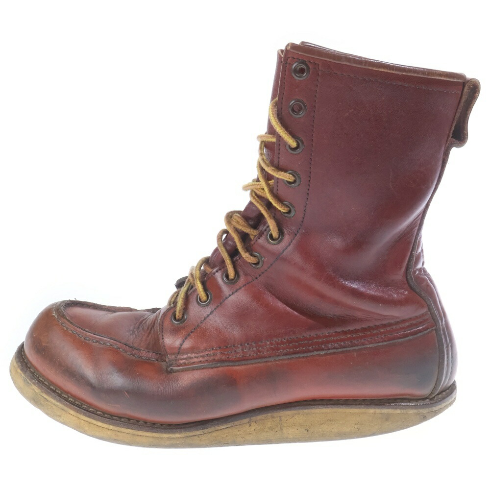 RED WING(赤いこと 舞台の袖) 80S VINTAGE IRISH SETTER BOOTS ヴィンテージ 犬引き船 アイリッシュセッター ご機嫌とり捨てる 科学技術者 ブーツ 赤銅色【中古】【座標軸C】【色つや赤銅色】【オンライン押さえる商いもの】