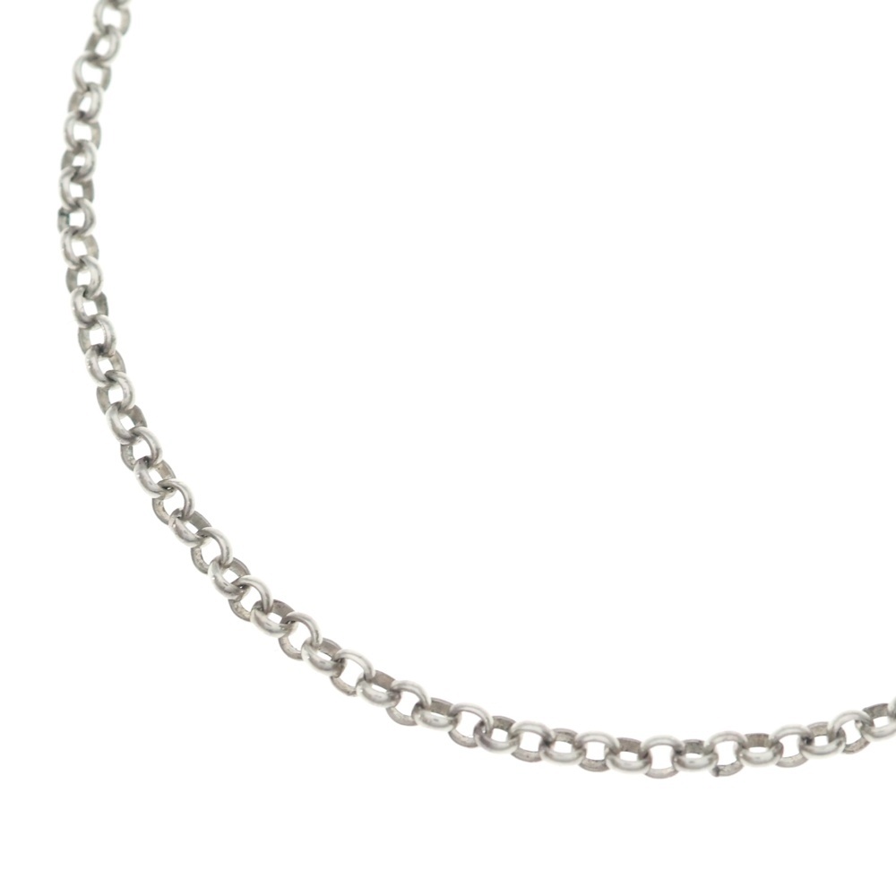 CHROME HEARTS(クロムハーツ) 大きさ:20.0inch NECKCHAIN R20 ロールチェーンネックレス 20inch しろがね色 BCA084【中古】【座標軸B】【色合いしろがね色】【取りまわしバス発着場BRING WASTE_NOT】