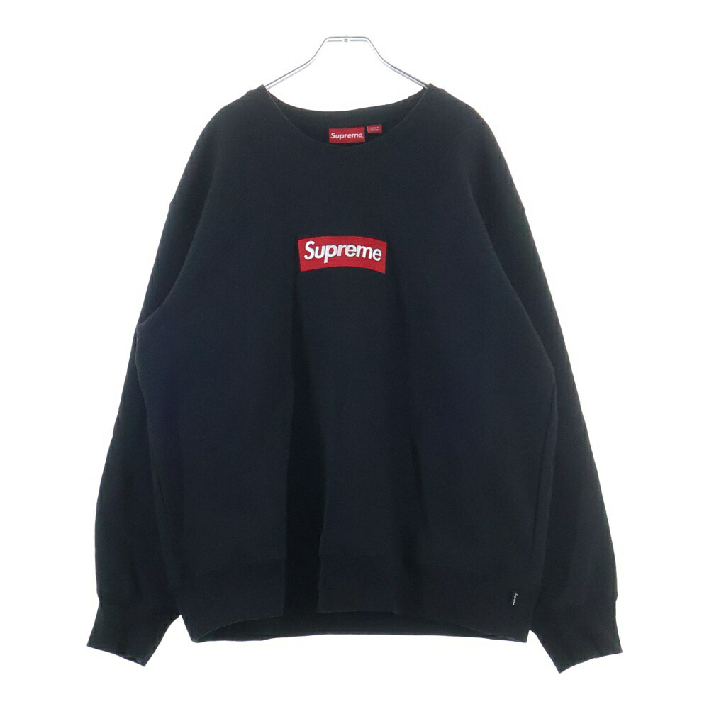 SUPREME(シュプリーム) 大いさ:L Box Logo Hooded Sweatshirt ボックス席ロゴタイプ 長袖汗水  黒いこと L大いさ【中古】【座標軸B】【色合い黒いこと】【取りまわしバス発着場BRING霊殿店】
