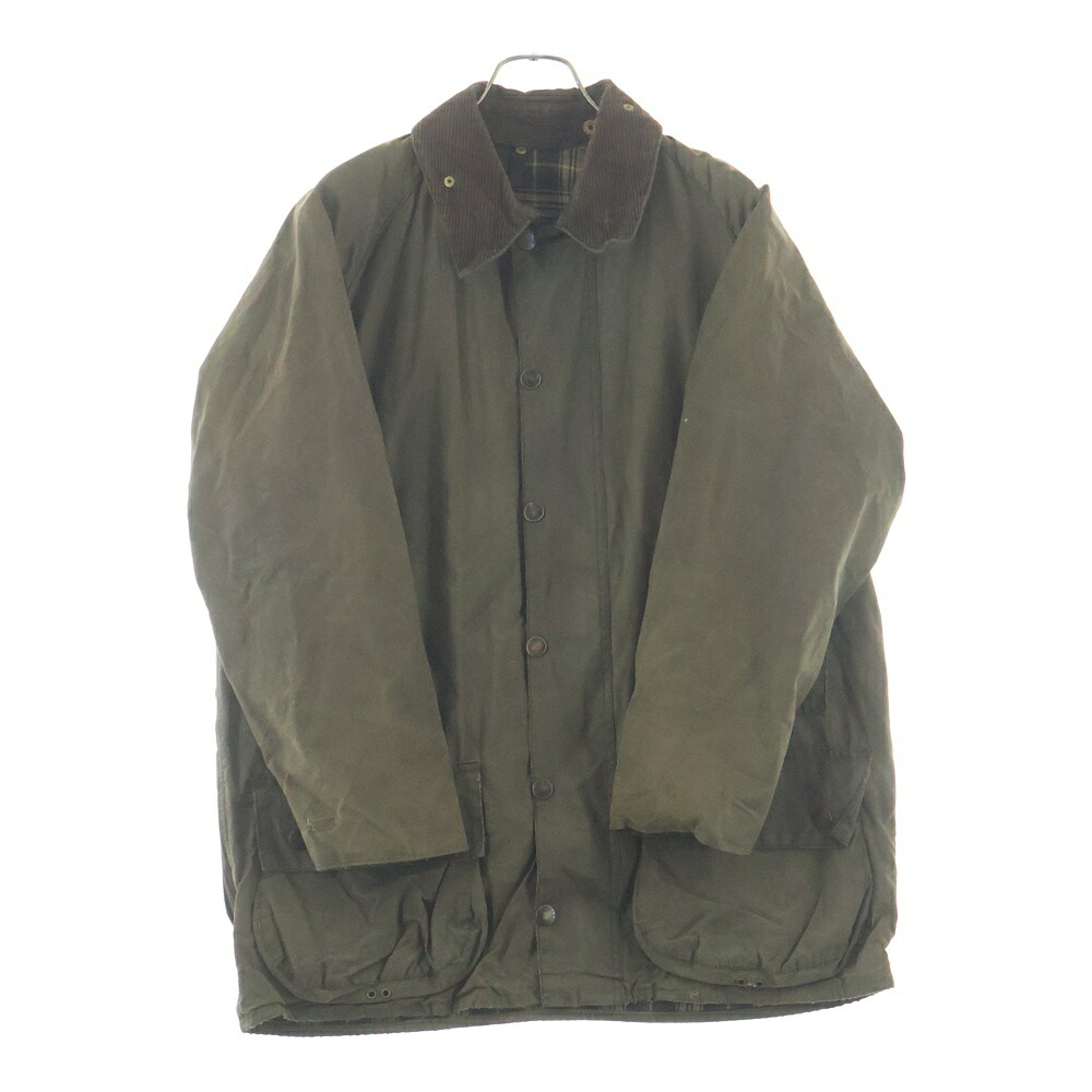 Barbour(バブアー) 大きさ:40 90s 3ワラント BEAUFORT ビューフォート オイルドジャケット カーキ【中古】【座標軸C】【色合いカーキ】【オンライン制限事項商いもの】