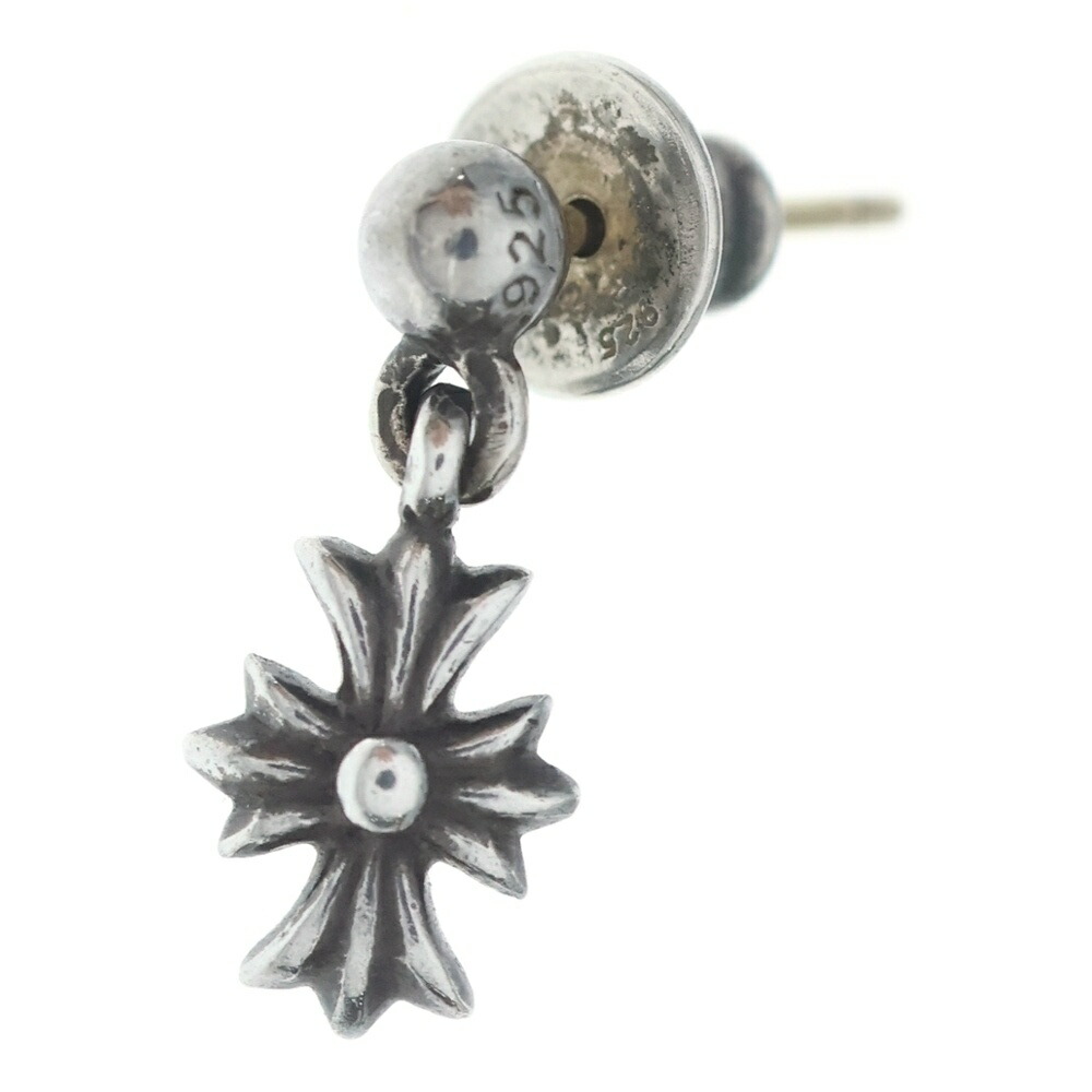 CHROME HEARTS(クロムハーツ) TNY E CH PLS タイニーE CHつけ加える 落っこちるピアス しろがね色 BCA119【中古】【度合いB】【色つやしろがね色】【取りまわしバス発着場BRING心斎橋店】