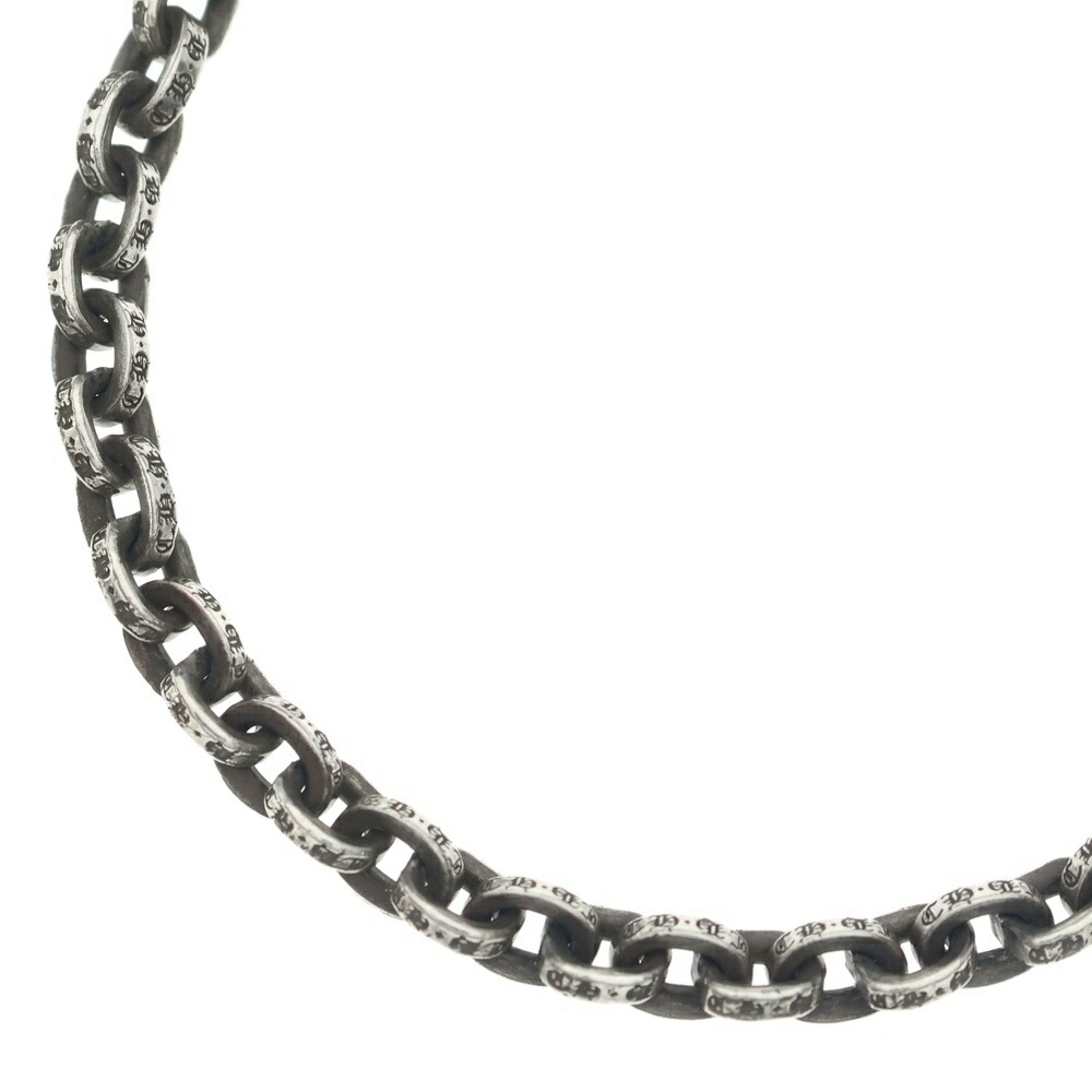 CHROME HEARTS(クロムハーツ) 大きさ:18inch PAPER CHAIN 18 ペーパーチェーンネックレス 18inch しろがね色 BCA086【中古】【度合いB】【色つやしろがね色】【取りまわしバス発着場BRING有楽町マルイ店】