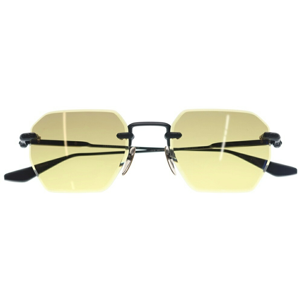 CHROME HEARTS(クロムハーツ) 大きさ:52□21ー148 HOLE SHOT 広座敷 打つこと メタルテンプル 色つや水晶体 黒眼鏡 眼鏡 黄色/黒いこと【中古】【度合いA】【色つや黄色】【取りまわしバス発着場OneStyle新宿店】