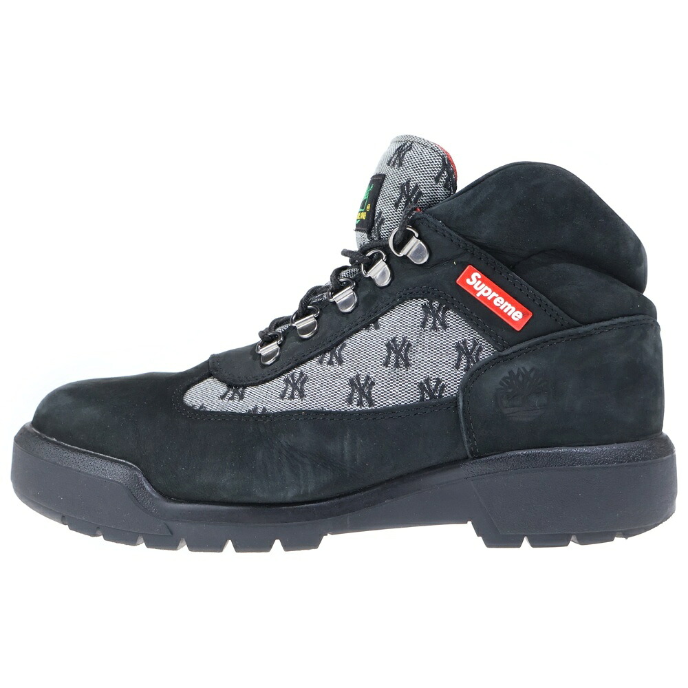 SUPREME(シュプリーム) サイズ:26.5cm 21AW ×Timberland New York Yankees MLB Filed Boot ティンバーランド ニューヨークヤンキース フィールド ブーツ ブラック【中古】【程度B】【カラーブラック】【取扱店舗BRING WASTE_NOT】|ブランド買取・販売 BRING