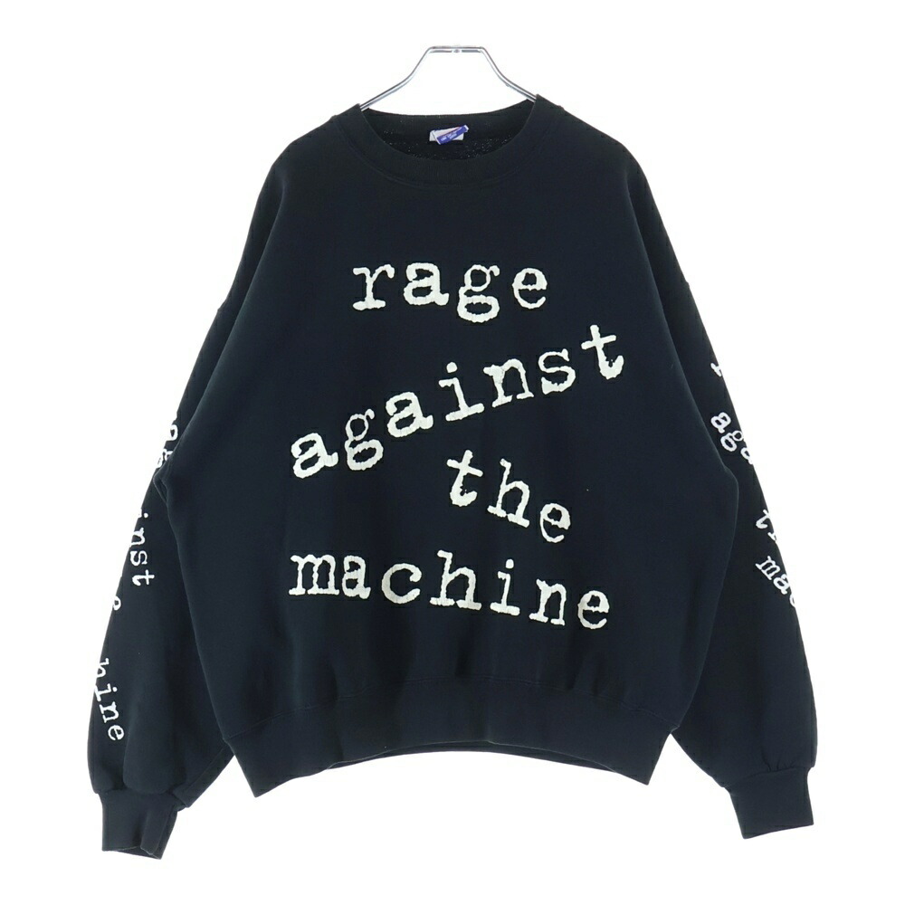 VINTAGE(ヴィンテージ) 大いさ:L RAGE AGAINST THE MACHIN SWEAT BOOTLEG レイジ アゲインスト ザ 器械 ブートレグ 汗水 黒いこと【中古】【座標軸B】【色合い黒いこと】【取りまわしバス発着場AWESOME高円寺店】