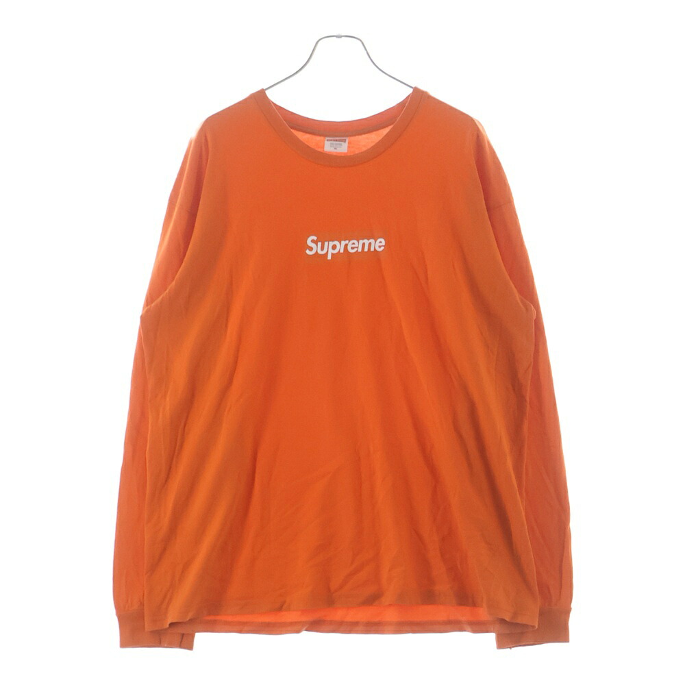 SUPREME(シュプリーム) サイズ:XXL 20AW Box Logo L/S Tee ボックスロゴ 長袖Tシャツ カットソー オレンジ【中古】【程度B】【カラーオレンジ】【取扱店舗BRING仙台店】|ブランド買取・販売 BRING