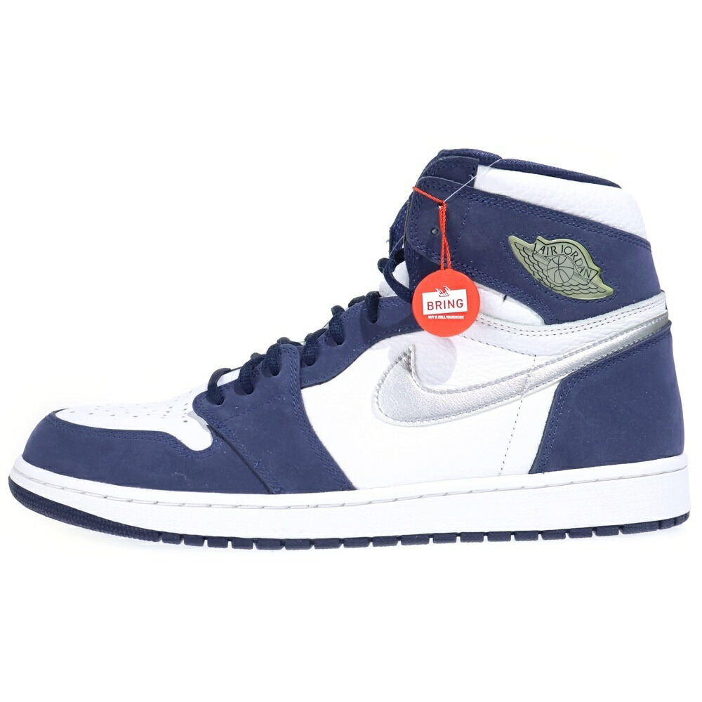 NIKE(ナイキ) サイズ:32.0cm AIR JORDAN 1 HIGH OG CO.JP MIDNIGHT NAVY 2020 エアジョーダン1 ミッドナイトネイビー ハイカットスニーカー ホワイト/ネイビー US14/32cm DC1788-100【新古品/中古】【程度S】【カラーホワイト】【取扱店舗BRING KICKS】|ブランド買取・販売 BRING
