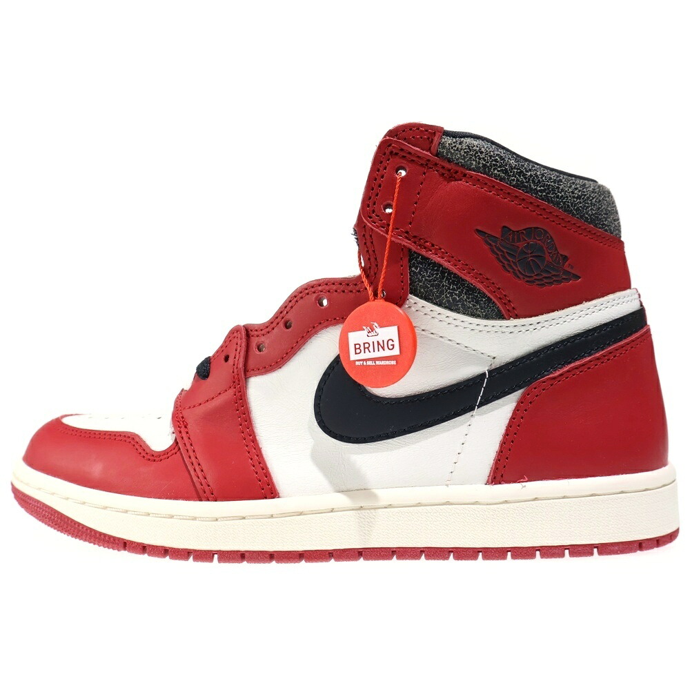 NIKE(ナイキ) 大きさ:26.5珊 AIR JORDAN 1 HIGH OG CHICAGO LOST \u0026 FOUND DZ5485-612 エアジョーダン1 風の強い町 ロストアンドファウンド ハイカットスニーカー シューズ US8.5/26.5珊【新古品/中古】【度合いS】【色つや赤いこと】【取りまわしバス発着場BRING KICKS】