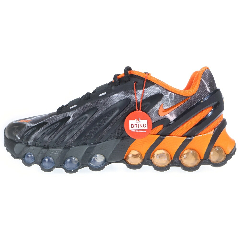 NIKE(ナイキ) 大きさ:24.5糎 ×PALACE AIR MAX DN8 IB4181-001 九重の天 大気圏マックスDN8 ローカットスニーカー 黒いこと/オレンジ色 US6.5/24.5糎【中古】【座標軸A】【色合い黒いこと】【オンライン制限事項商いもの】