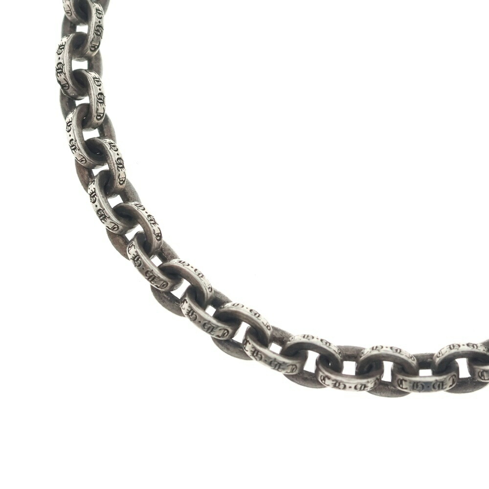 CHROME HEARTS(クロムハーツ) 大きさ:18.0inch PAPER CHAIN 18 ペーパーチェーンネックレス 18inch しろがね色 BCA086【中古】【度合いA】【色つやしろがね色】【取りまわしバス発着場BRING札幌店】