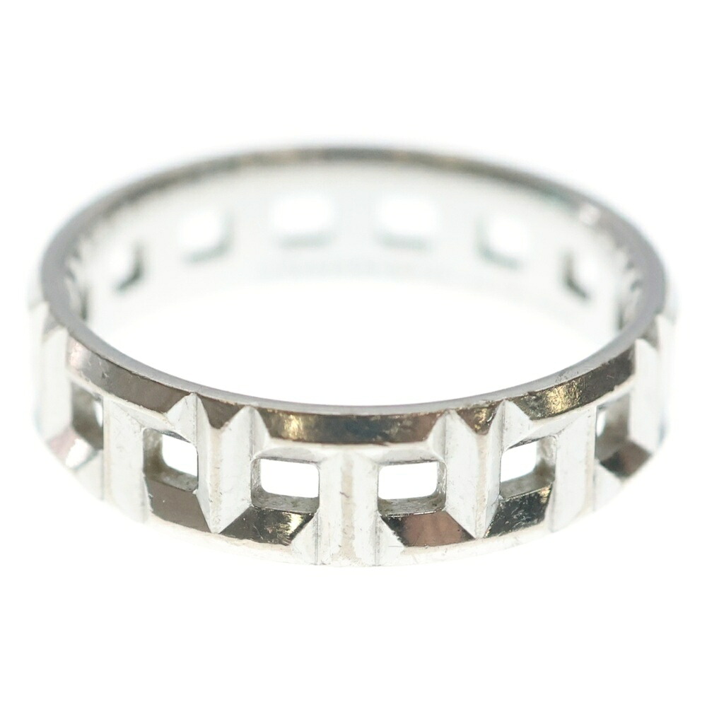 TIFFANY \u0026 Co.(ティファニー) 大いさ:16.0号 Tトゥルー 広広とした輪っか しろがね色【中古】【座標軸B】【色合いしろがね色】【取りまわしバス発着場BRING梅田茶屋町店】