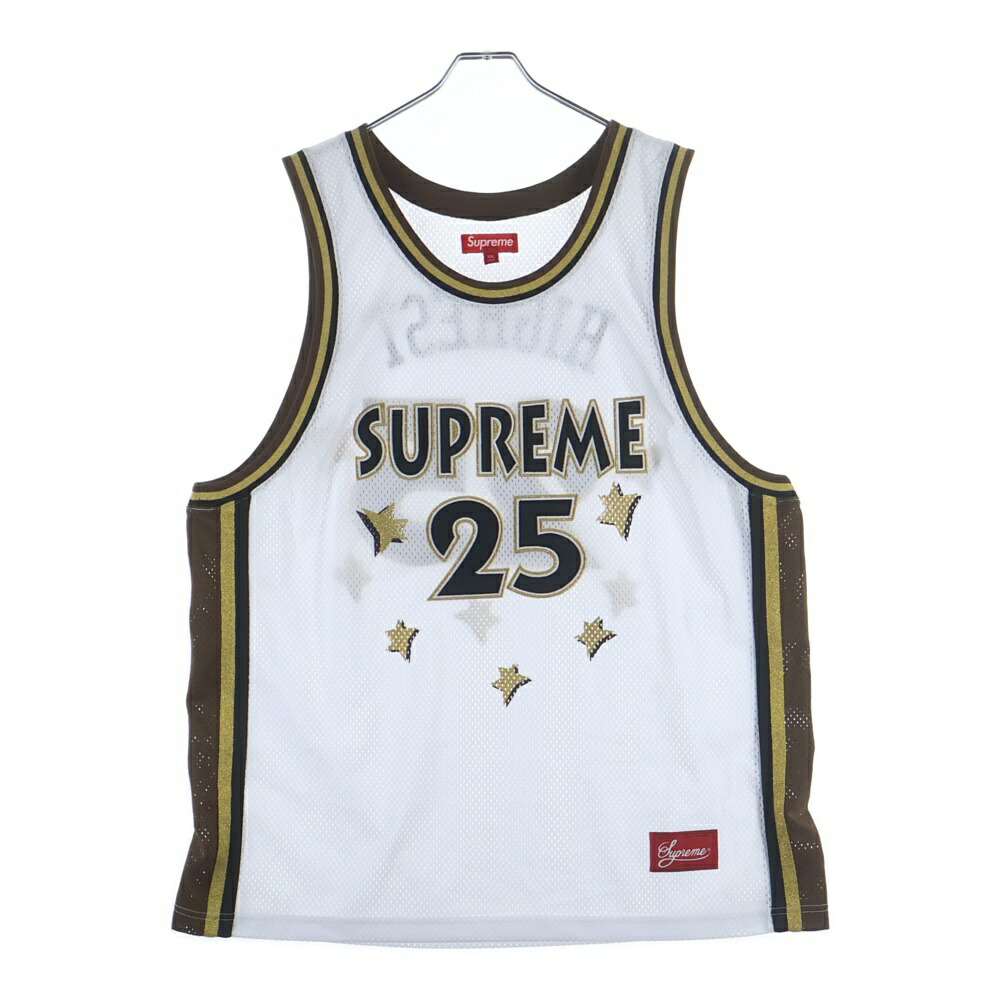SUPREME(シュプリーム) 大いさ:XXL 25SS All Star Basketball Jersey オールスター 篭球ティーシャツ 貯蔵タンクいの一番 白いこと【中古】【座標軸A】【色合い白いこと】【取りまわしバス発着場渋谷】