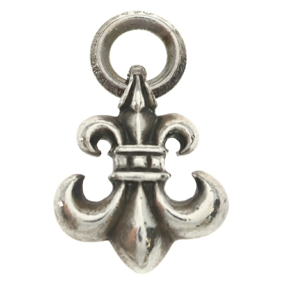 CHROME HEARTS(クロムハーツ) BS FLUER CHARM BS太陽フレア惹きつける 首飾りいの一番 しろがね色【中古】【座標軸B】【色合いしろがね色】【取りまわしバス発着場渋谷】