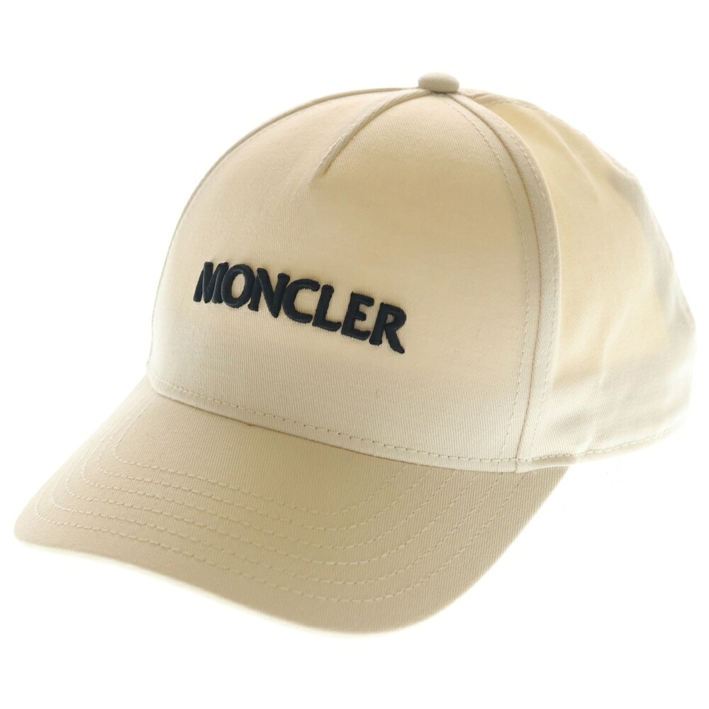 MONCLER(モンクレール) サイズ:UNI LOGO BASEBALL CAP K10913B00054 04863 ロゴ ベースボールキャップ 帽子 ベージュ【中古】【程度A】【カラーベージュ】【取扱店舗BRING心斎橋店】｜ブランド買取・販売　BRING 16,208円