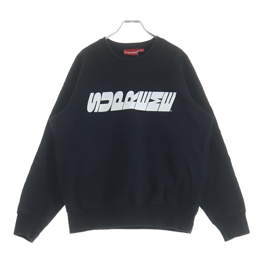 SUPREME(シュプリーム) 大きさ:S 19AW Breed Crewneck ブリード ロゴタイプ クルーネックスウェットシャツ 調教師 黒いこと【中古】【座標軸B】【色つや黒いこと】【取りまわしバス発着場BRING THRIFT CLOSET あべの店】