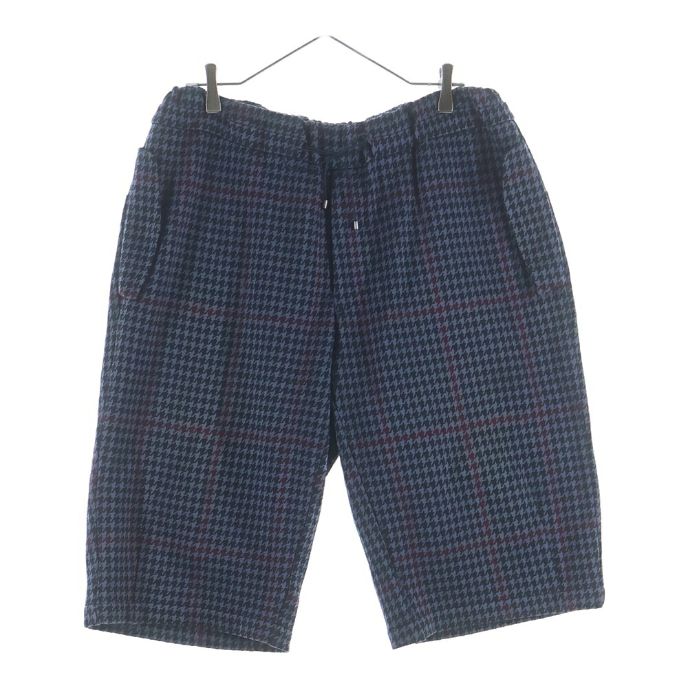 OAMC(オーエーエムシー) 大きさ:L Houndstooth Check Shorts ハウンドトゥース 照合のしるし柄 二分の一ズボン下 さる股引き 米国海軍【中古】【度合いB】【カラーネイビー】【オンライン制限事項商いもの】