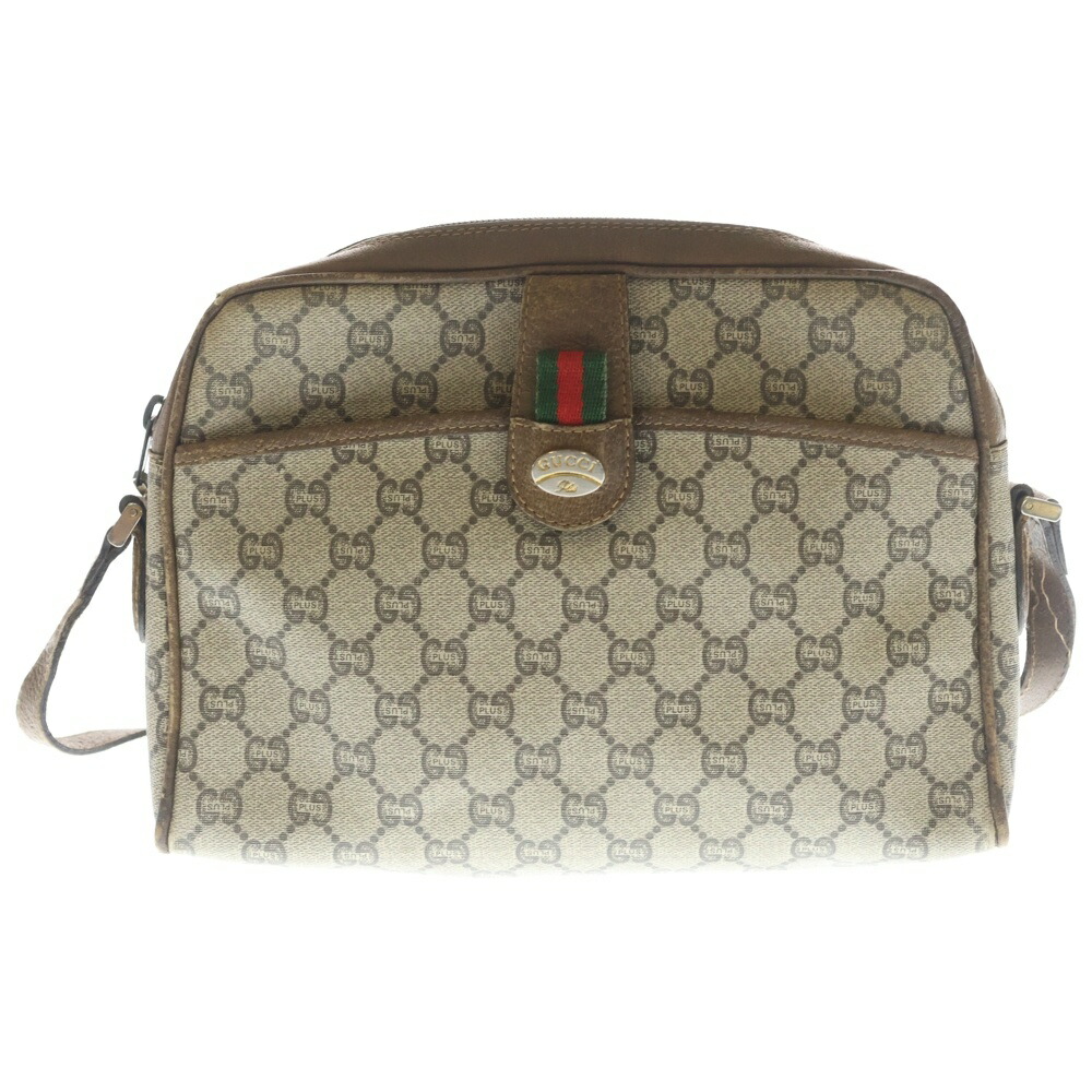 GUCCI(グッチ) VINTAGE GGスプリーム ショルダーバッグ ベージュ【中古】【程度B】【カラーベージュ】【取扱店舗原宿】|ブランド買取・販売 BRING